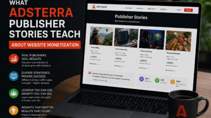 What Adsterra Publisher Stories Teach About Website Monetization