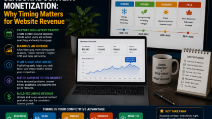 Seasonal Content Monetization: Why Timing Matters for Website Revenue