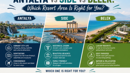 Antalya vs Side vs Belek: Which Resort Area Is Right for You?