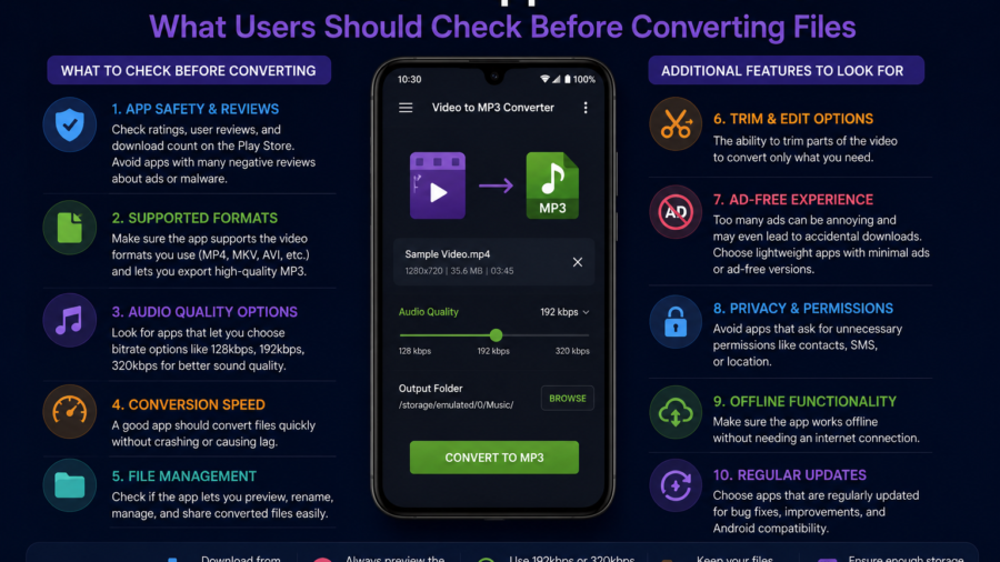 Video to MP3 Apps on Android: What Users Should Check Before Converting Files