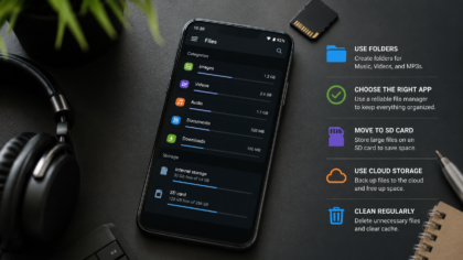 How to Organize Music, Video and MP3 Files on Android Without Filling Your Phone